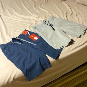 2 pairs of hybrid swim trunks